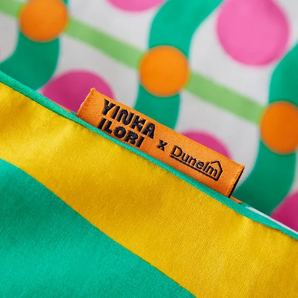 Yinka Ilori Rhythm 100% Cotton Duvet Cover & Pillowcase Set 3