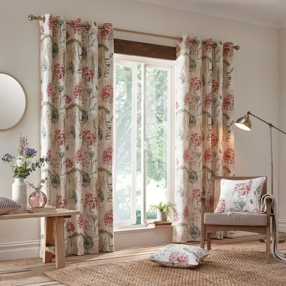 Country Meadow Eyelet Curtains 2