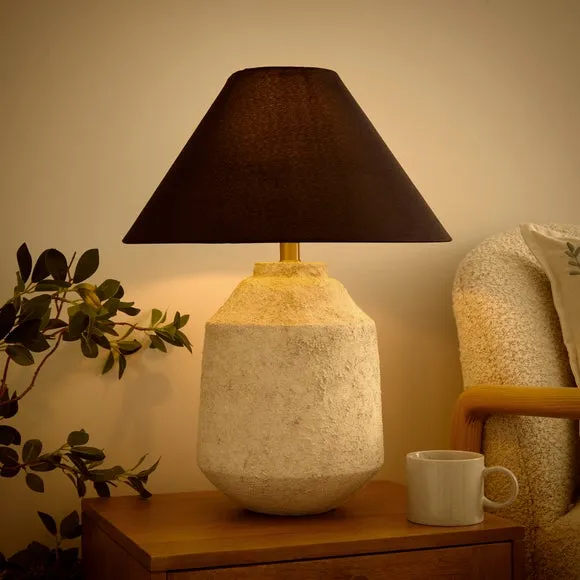 Concrete Effect Table Lamp 2