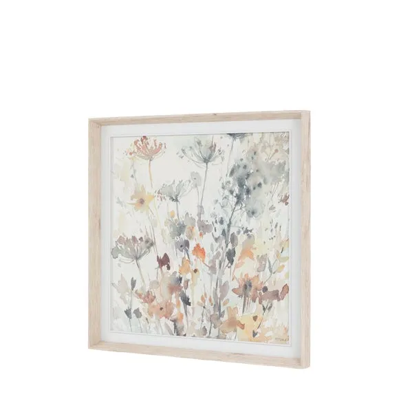 Cedar and Sage Botanical Notes Framed Canvas 2