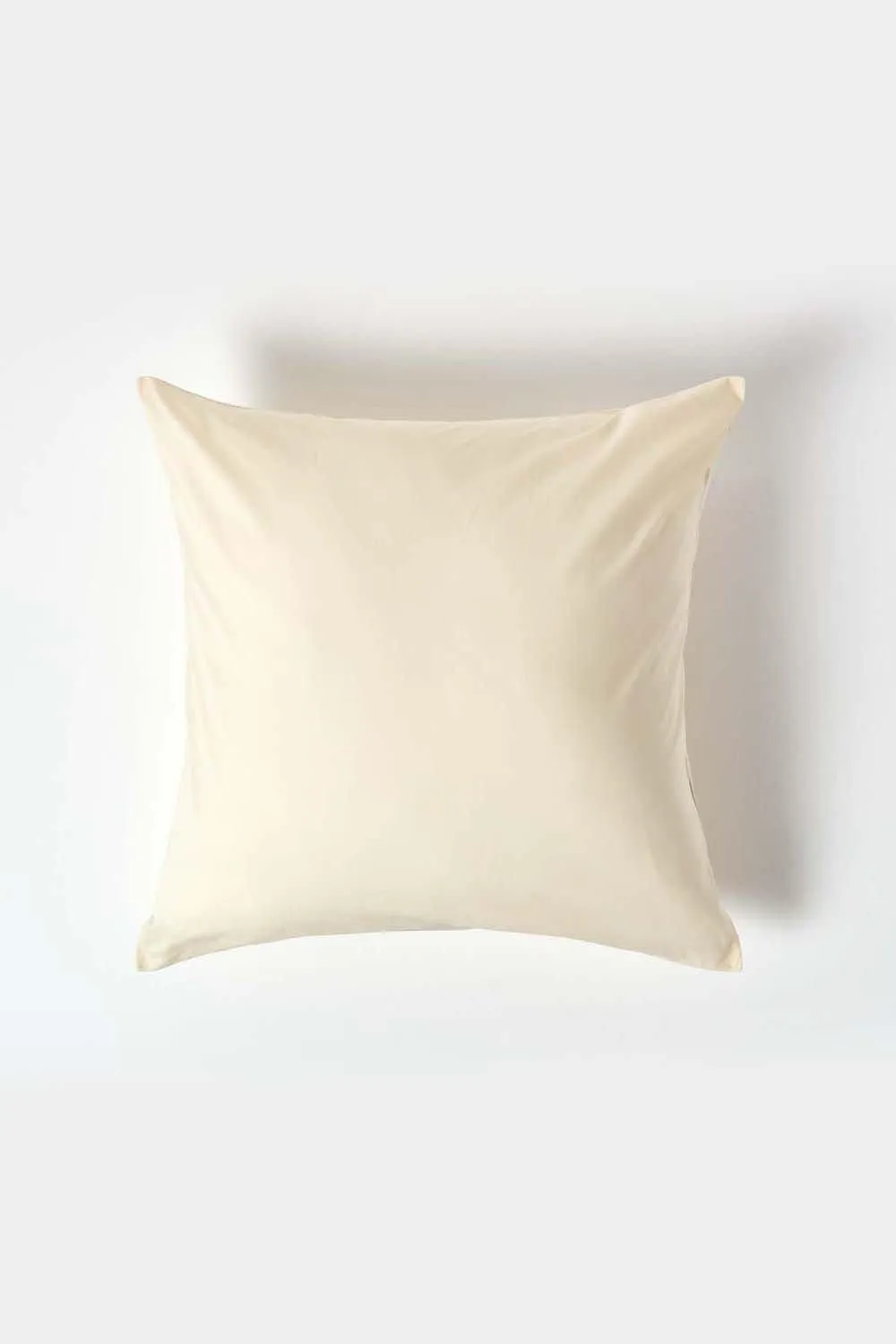 Homescapes Continental Egyptian Cotton Pillowcase 200 TC, 40 x 40 cm in Cream