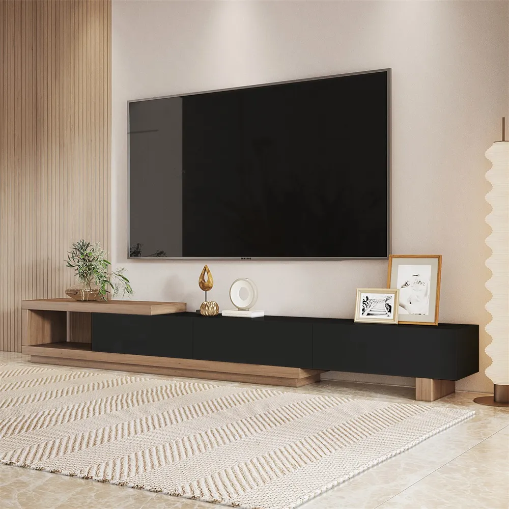 Quoint Extendable TV Stand with 3 Drawers 180 - 255 cm