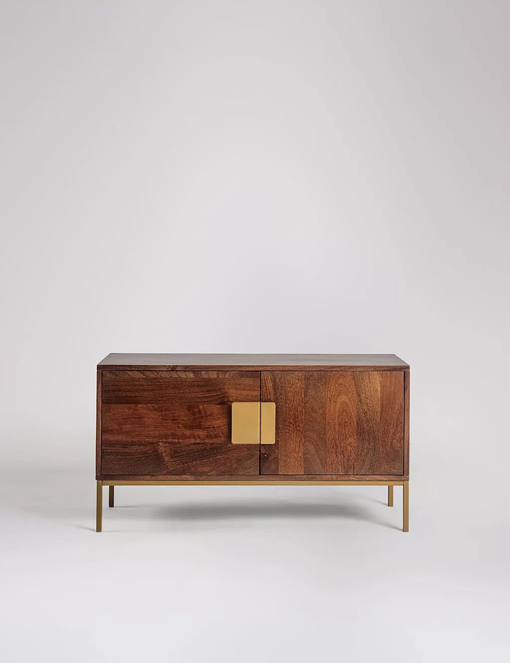 Swoon Banner Mango Wood 2 Door Media Unit Brown