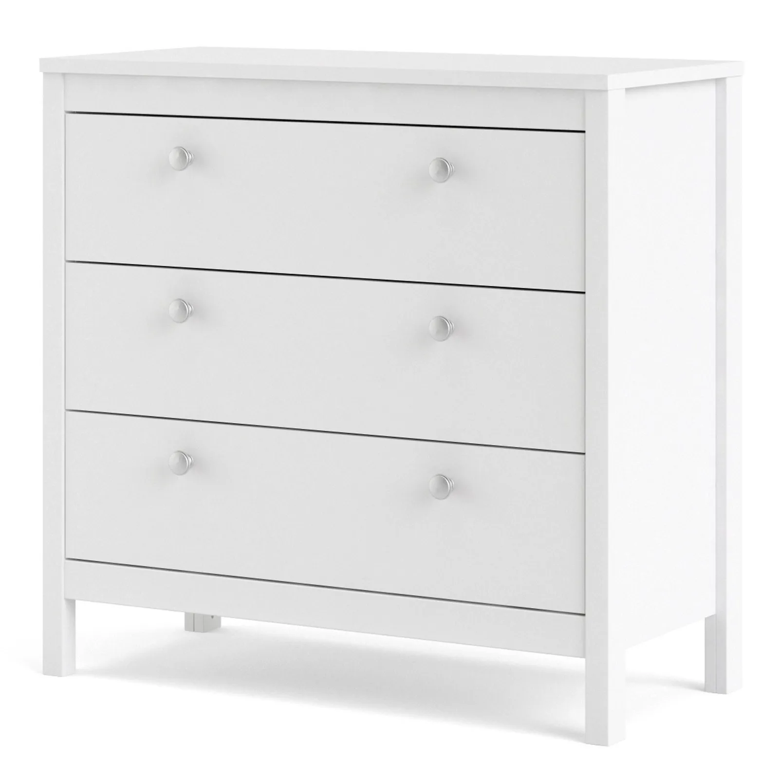 Furniture To Go Madrid Chest 3 Drawers in White 3