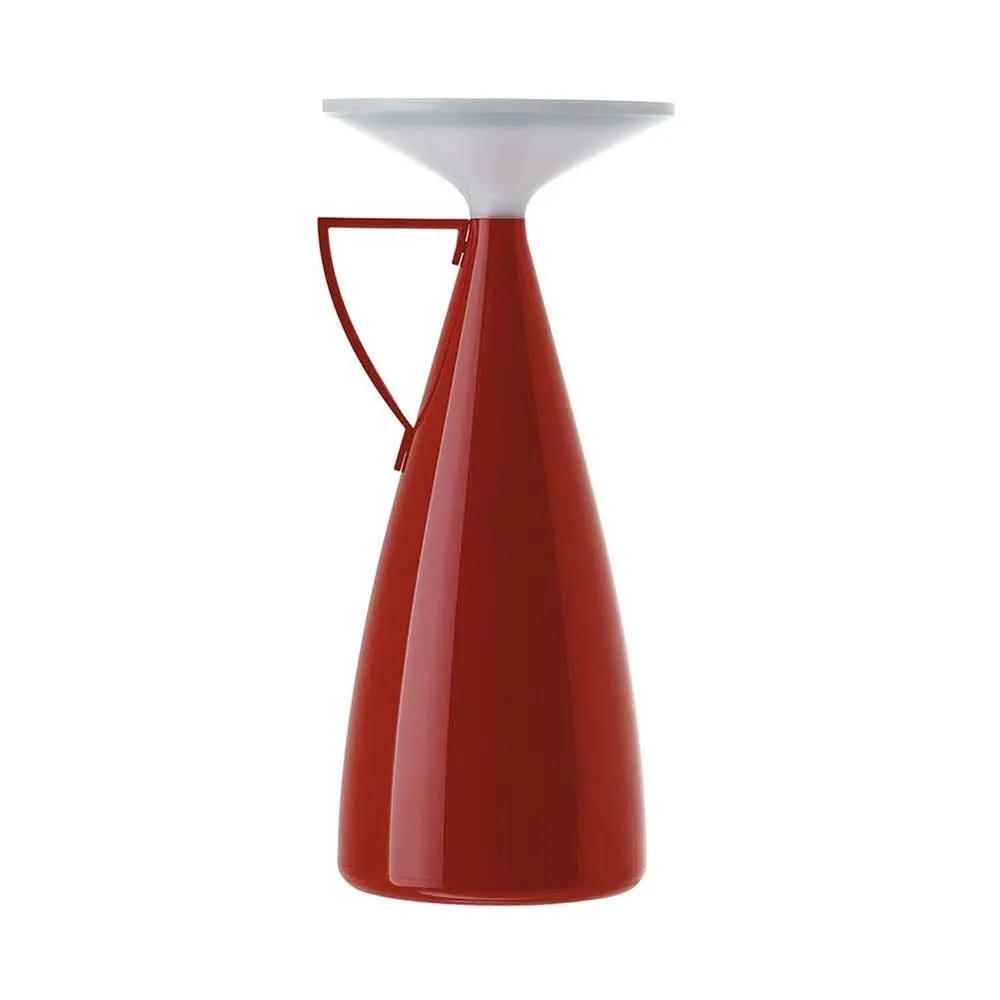 Kartell Camomille LED Portable Table Lamp Burgundy 3