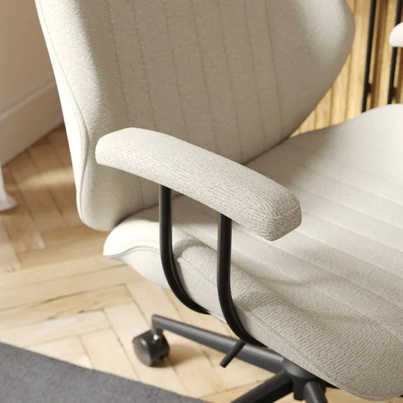 Clement Boucle Fabric Office Chair 3