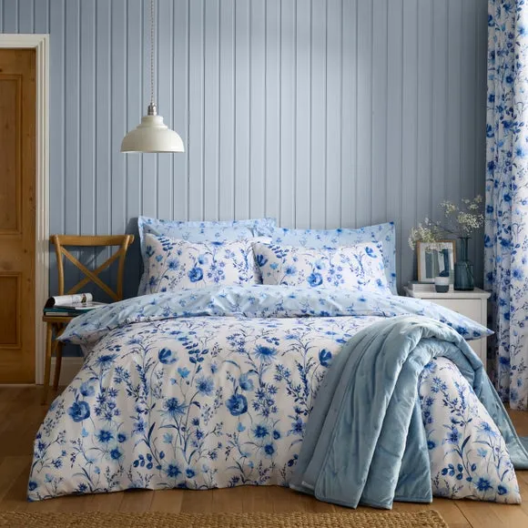 Foxley Ditsy Blackout Eyelet Curtains 4