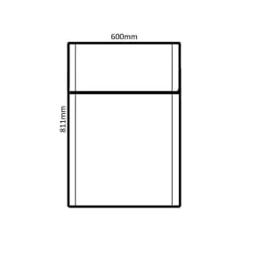 Wickes Winsford Dust Grey Standard Depth Toilet Unit - 600mm 2