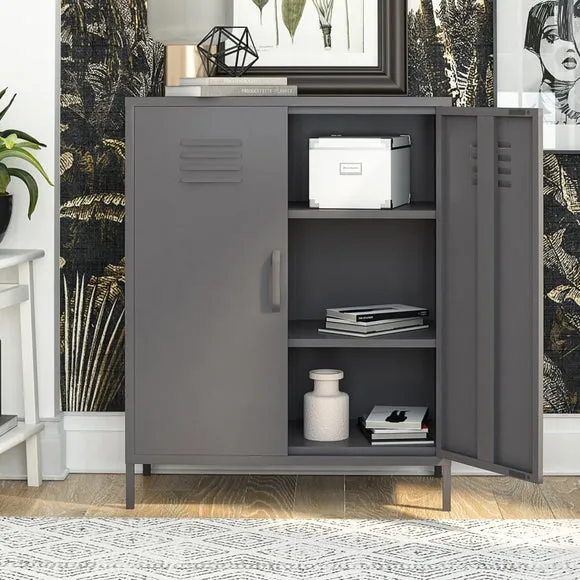 Bradford 2 Door Metal Storage Cabinet 2