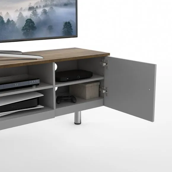 AVF White Sands Wide TV Stand for TVs up to 60” 5