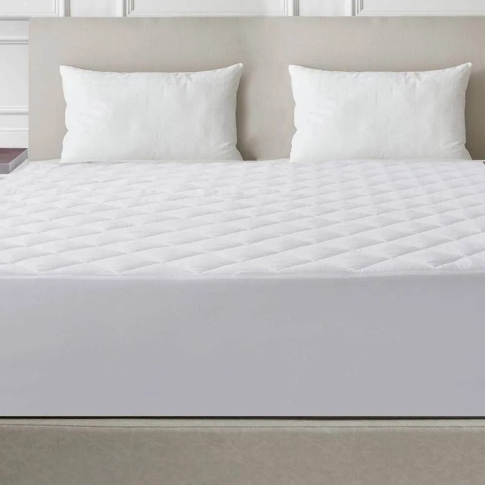 Velosso Quilted Mattress Protector Hypoallergenic in White