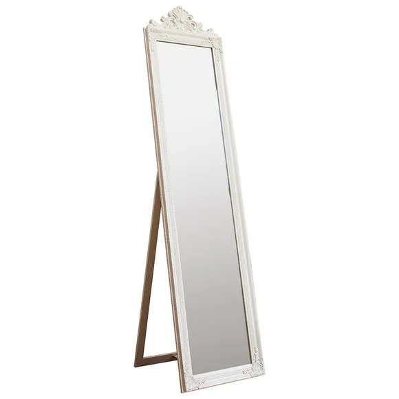 Lalor Wood Cheval Mirror 46 x 179cm White