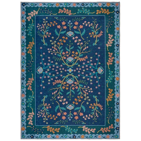 Sabrina Floral Washable Rug 3