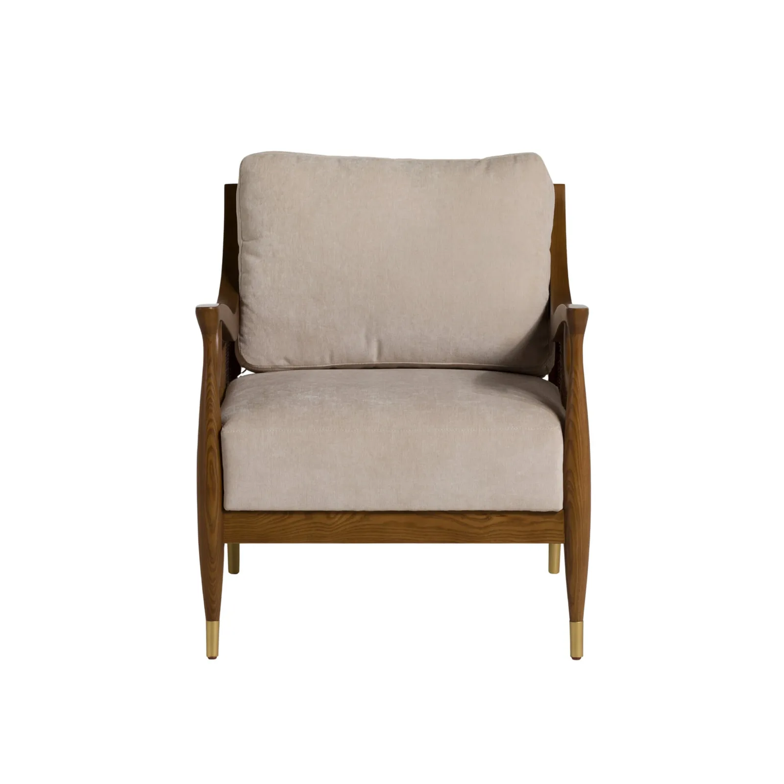 Ambrosio Accent Armchair, Neutral Fabric | Barker & Stonehouse 3