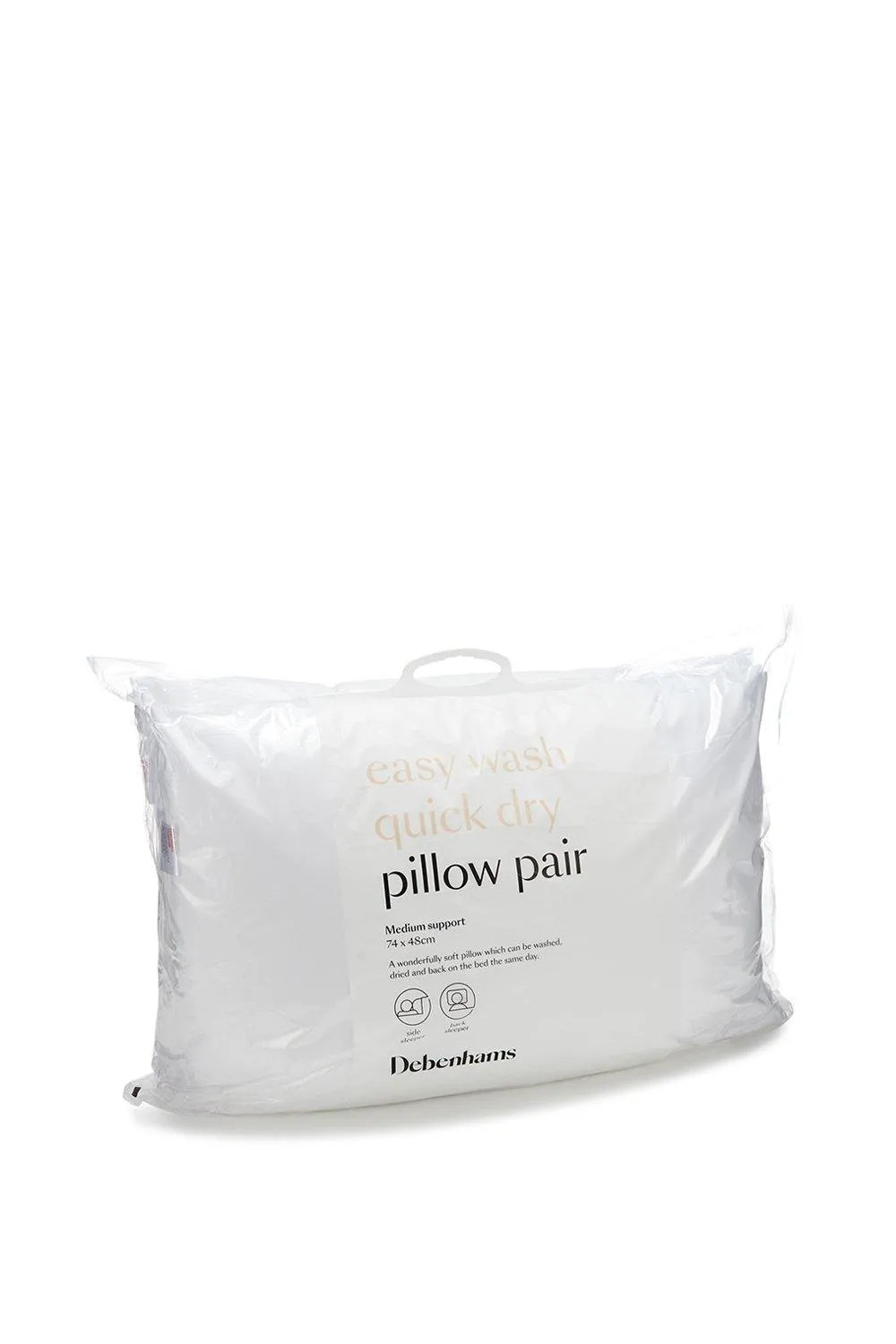 Easy Wash Quick Dry Pillow Pair