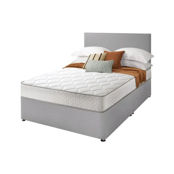 Silentnight Divan Set with Paris Headboard and 800 Pocket Spring Memory Foam Mattress 6
