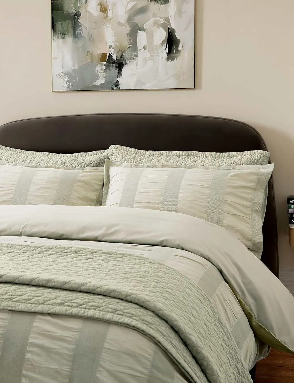 Bedeck of Belfast 2 Pack Pure Cotton Stonewashed Pillowcases Light Green