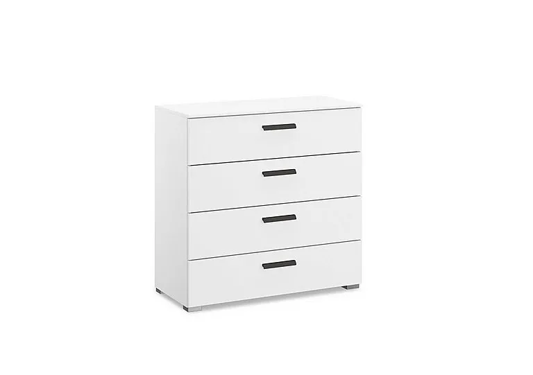 Dante 4 Drawer Décor Wide Chest - Alpine White