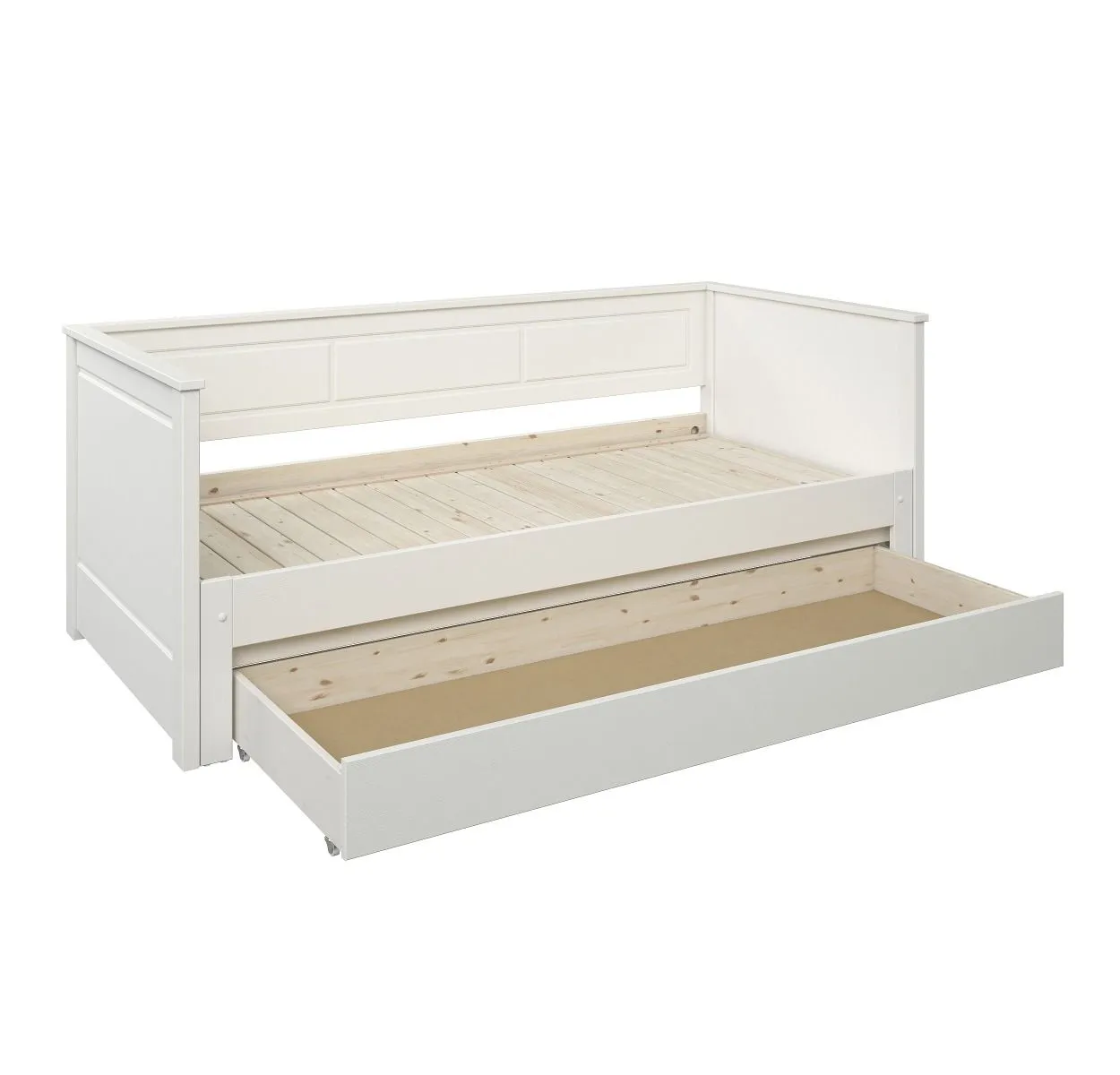 Flair Erika Solid Wood Guest Bed in White 6