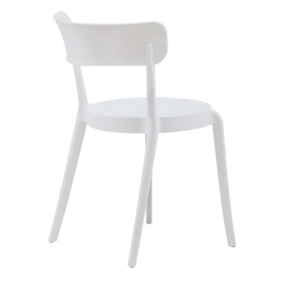 Fusion Living Plastic Bistro Dining Chair 4
