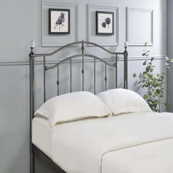 Callisto Chrome and Crystal Bed Frame 3