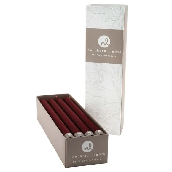 Northern Lights Set of 12 Taper Candles