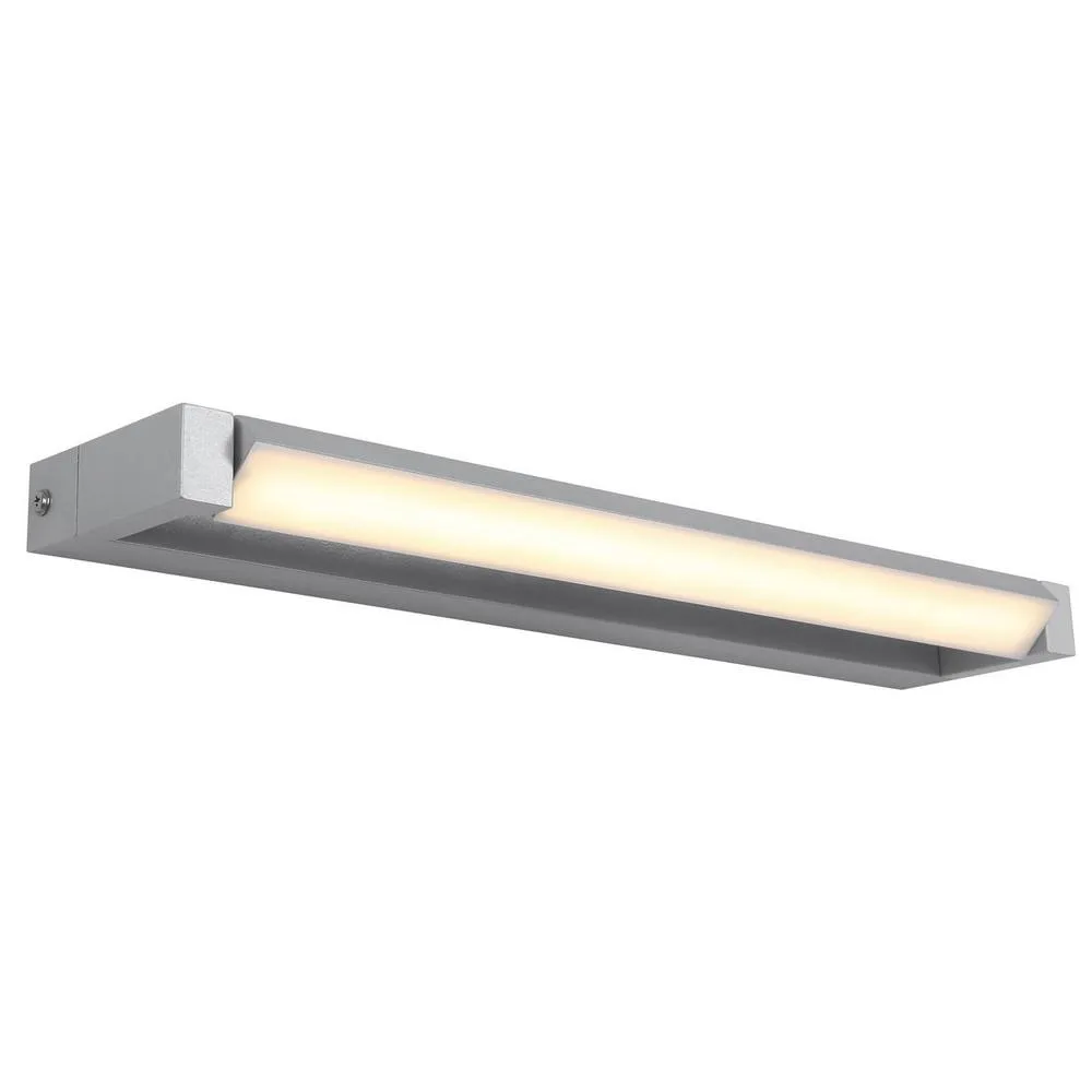 Netlighting Susi Integrated LED Wall Lamp Silver Colored IP44 LED 3000K