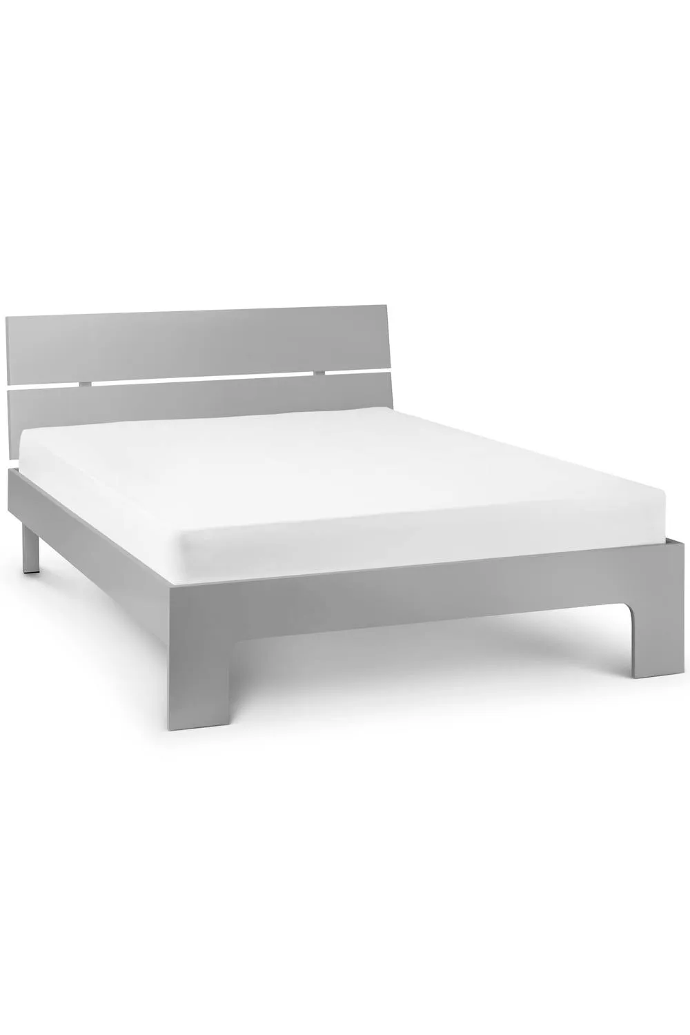 Julian Bowen Manhattan High Gloss Bed in Grey 3