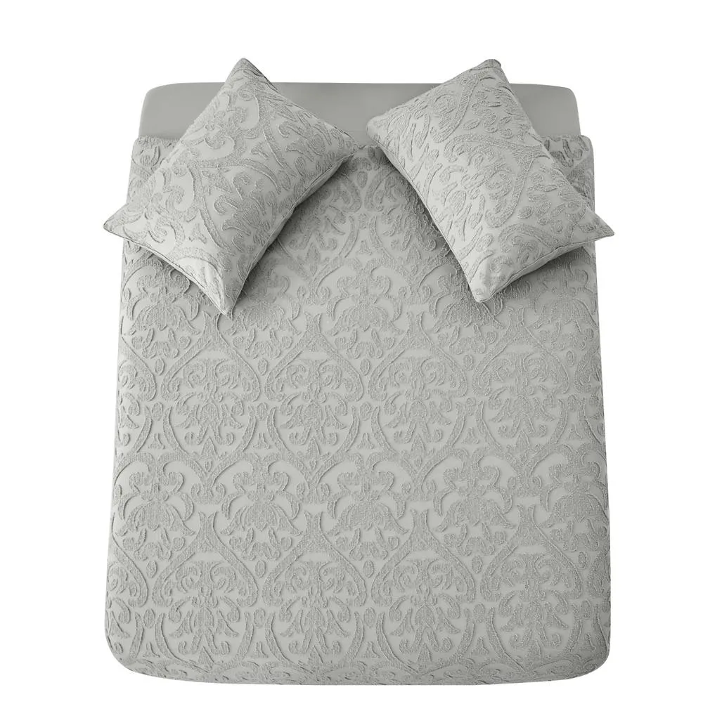 GAVENO CAVAILIA Luxury Elegant Cambi Duvet Cover Set in Grey 2