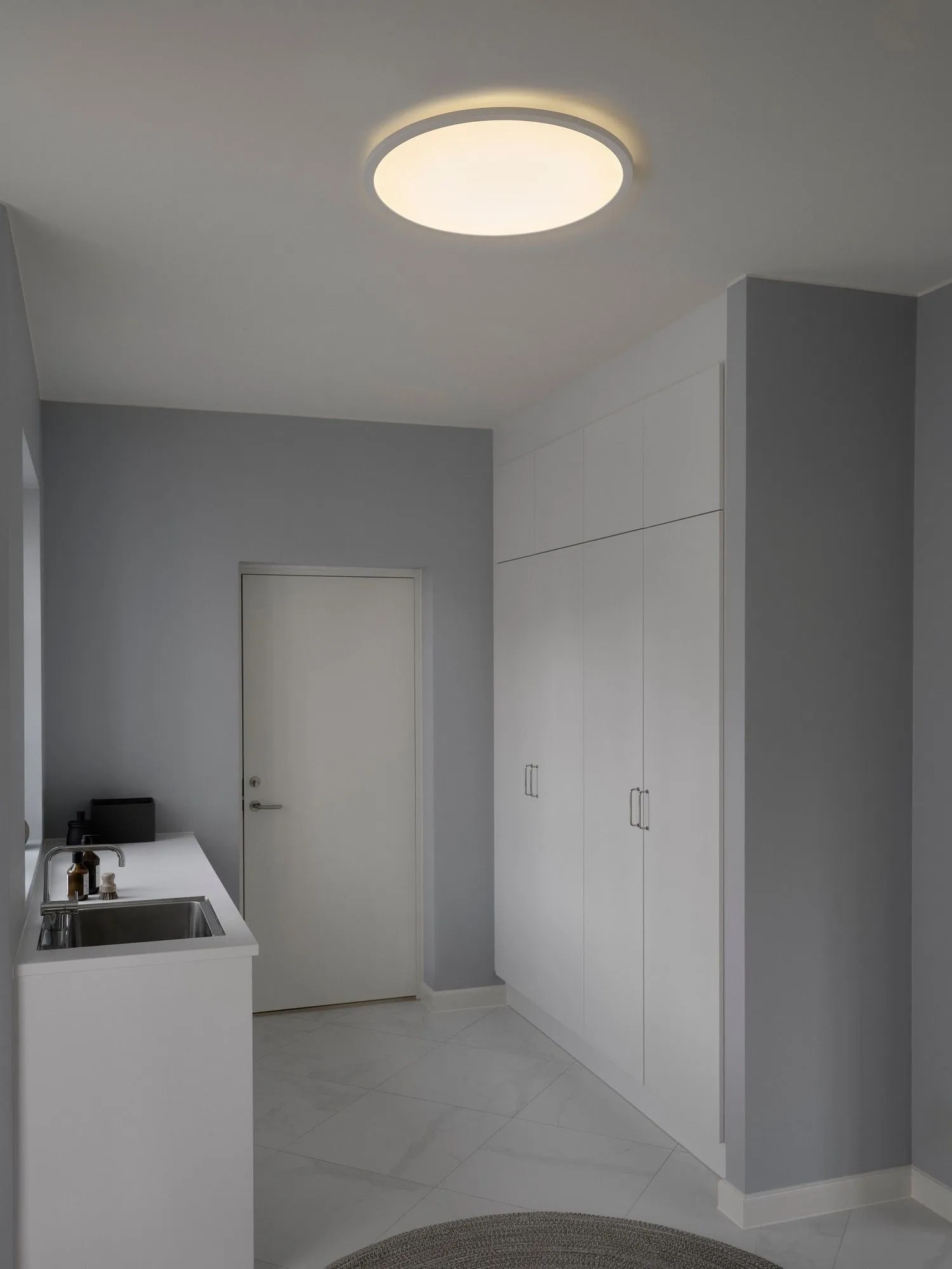 Nordlux Modern Indoor Ceiling Light White Plastic Intergrated LED 3-Level Dimming - Mains Powered, IP20 3