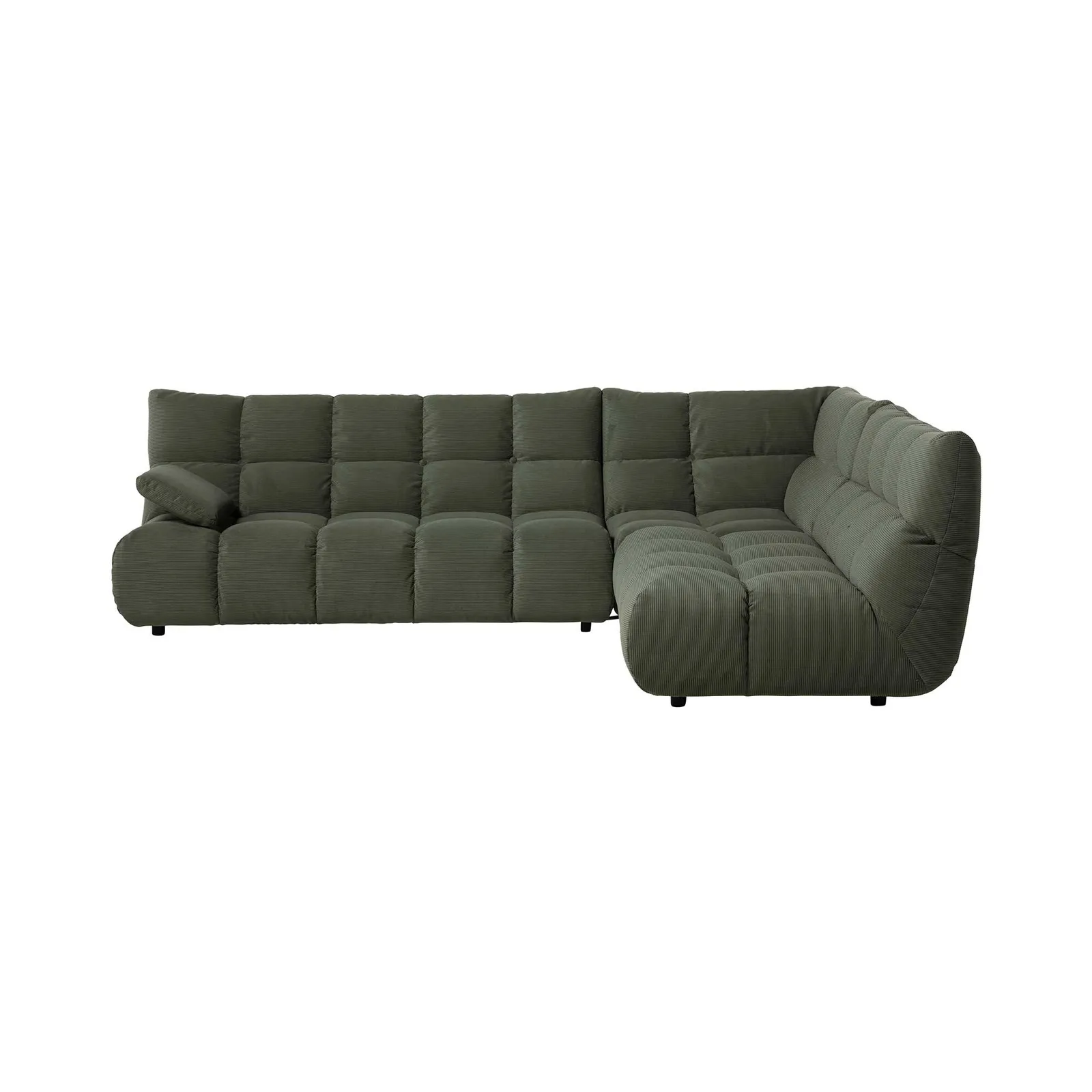 Bryce Corner Group Rhf, Green Fabric | Barker & Stonehouse 4