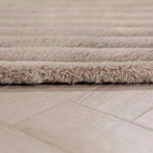 Cord Faux Fur Supersoft Rug 4