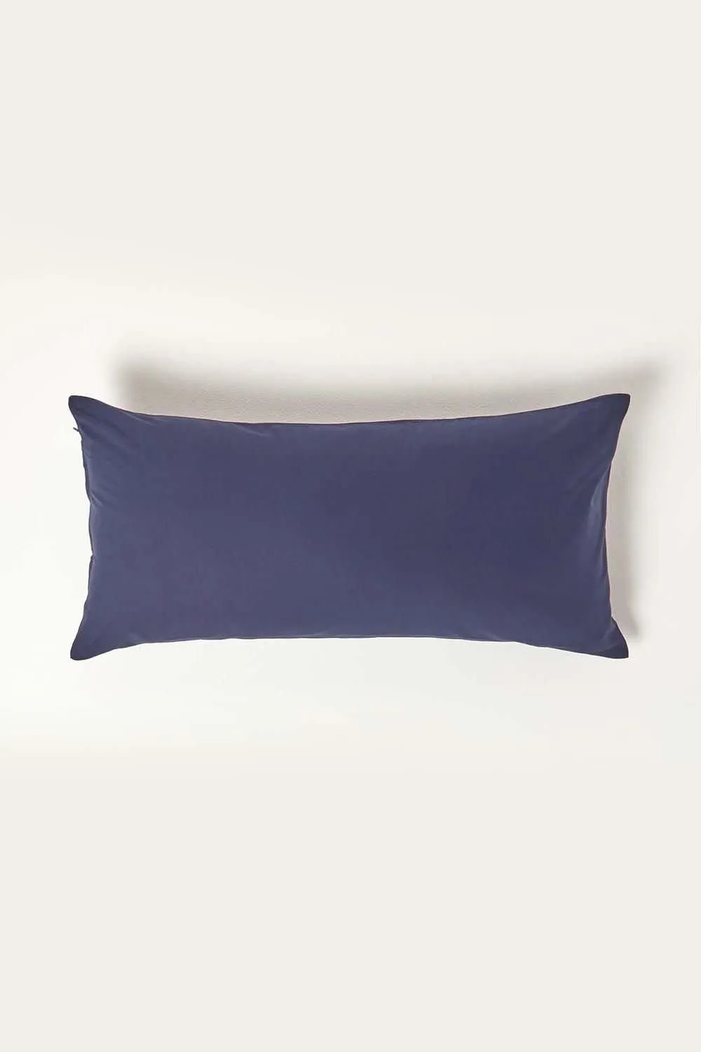 Homescapes Continental Egyptian Cotton Pillowcase 200 TC, 40 x 80 cm in Navy 1