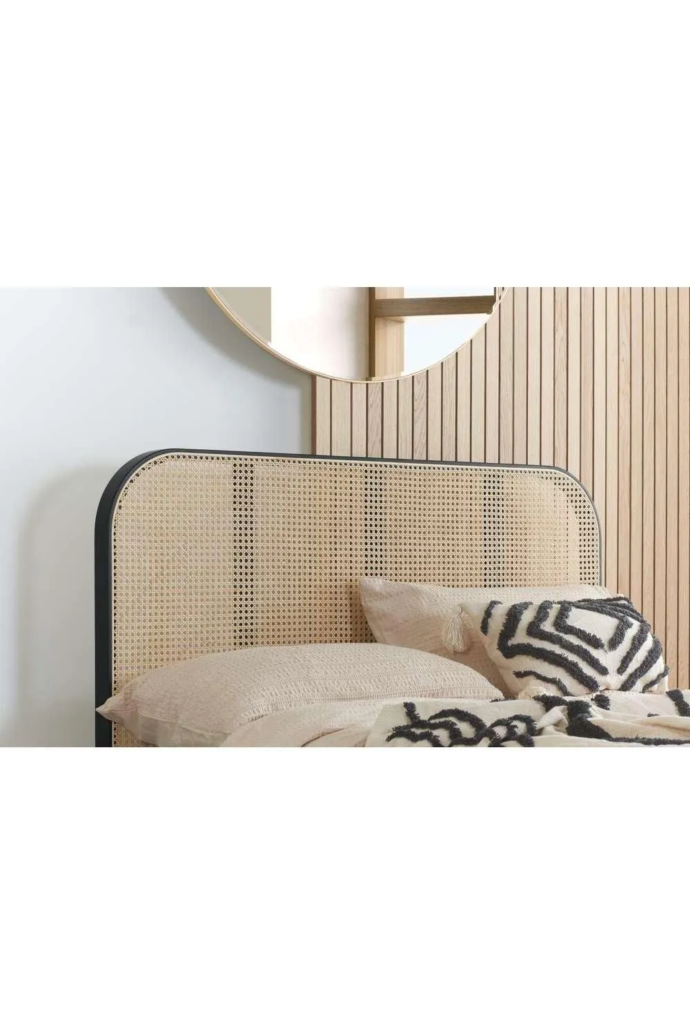 Birlea Rattan Bed Frame Margot Bedstead in Black 3