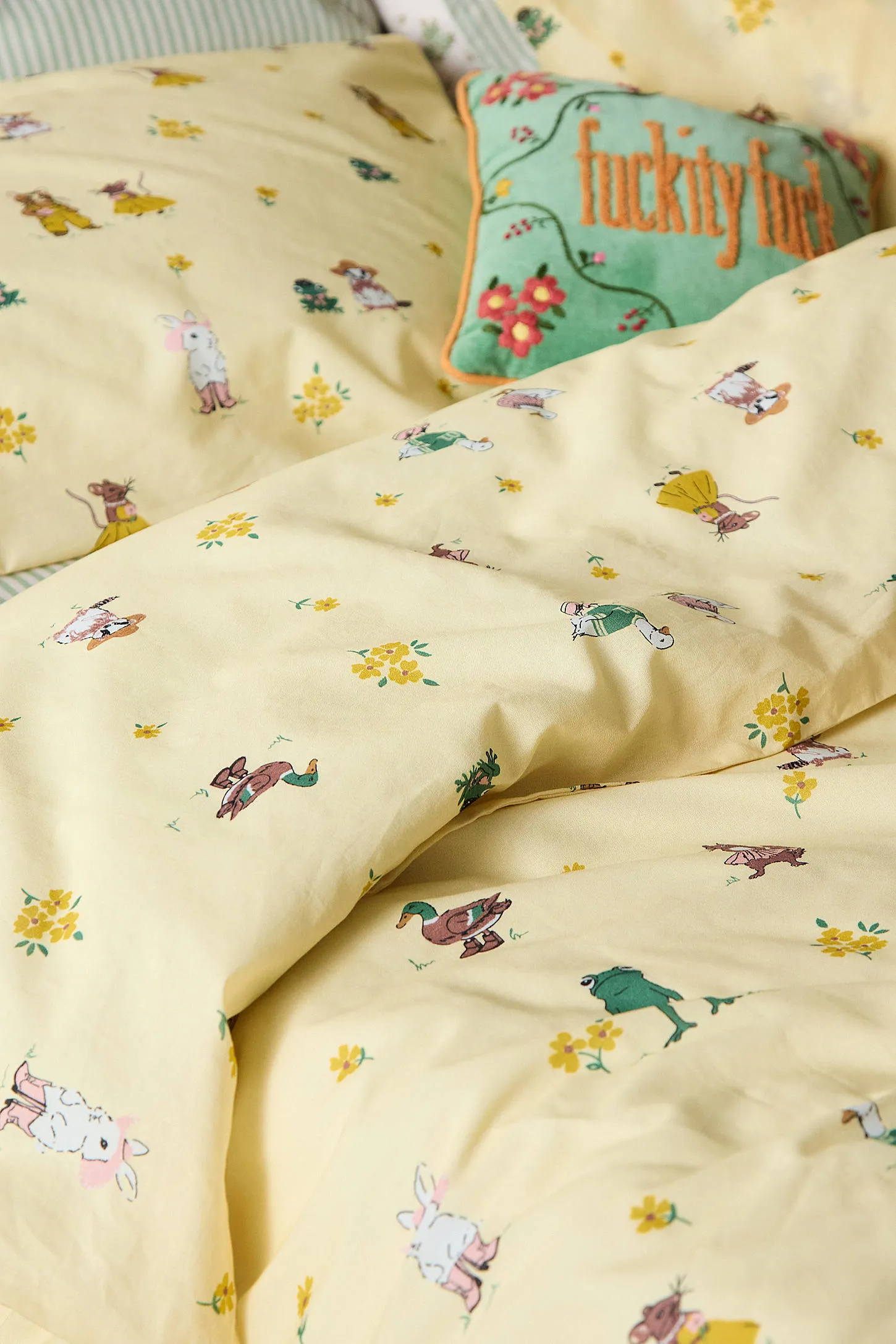 Party Animals Duvet Set - Yellow 5