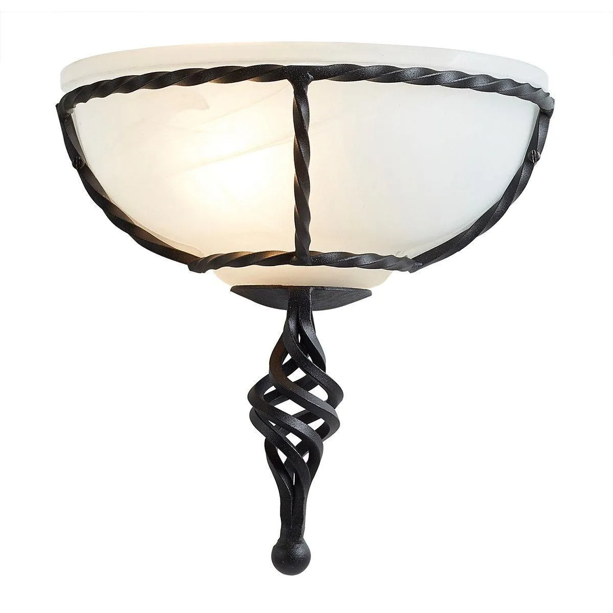 Netlighting Pembroke 1 Light Indoor Wall Uplighters Black E27