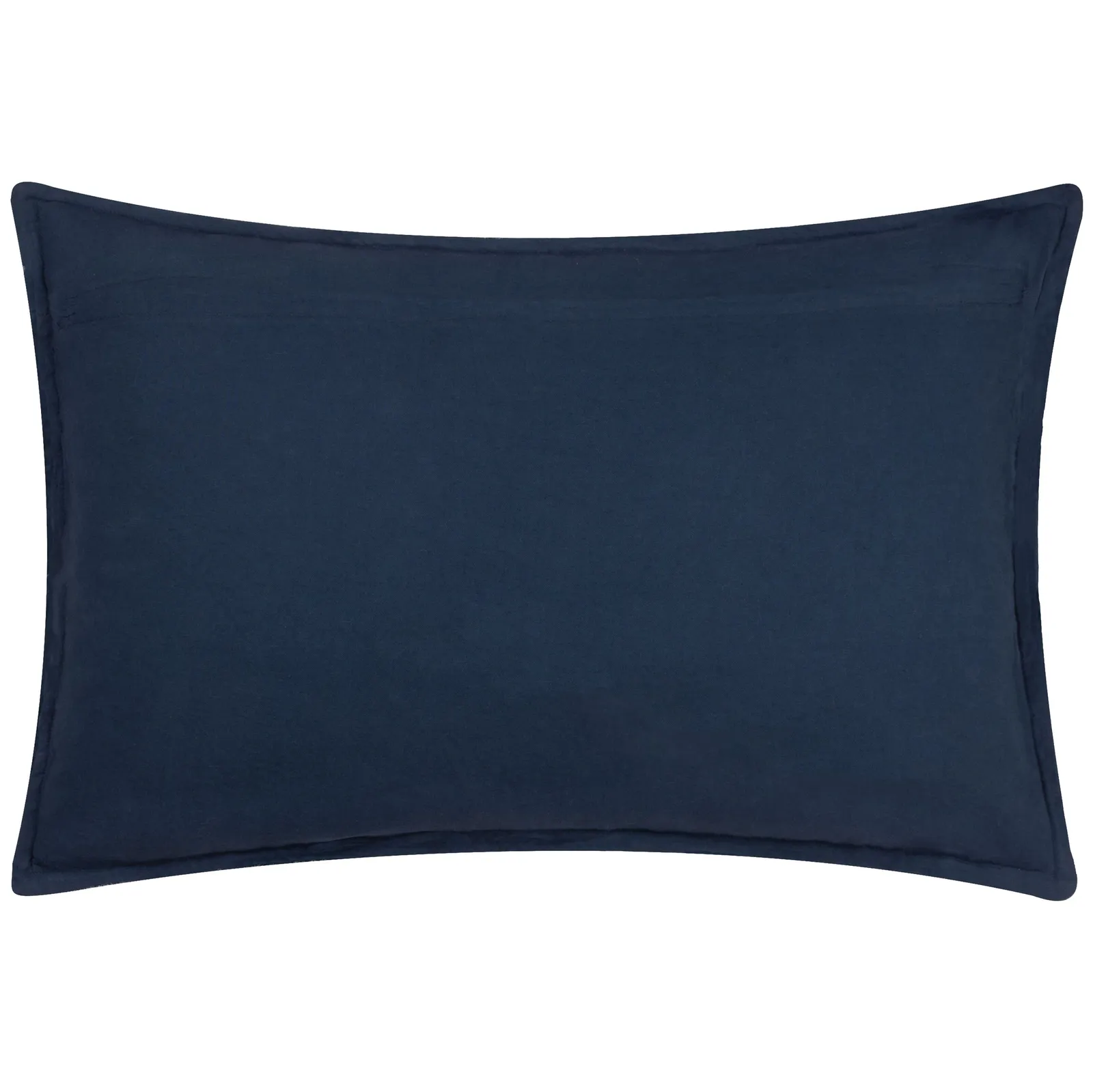 Yard Ramas Textured Jacquard 100% Cotton Cushion in Indigo 3