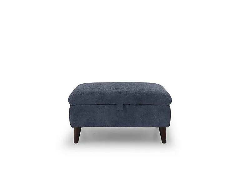 Chantilly Fabric Storage Footstool - Hudson Ocean