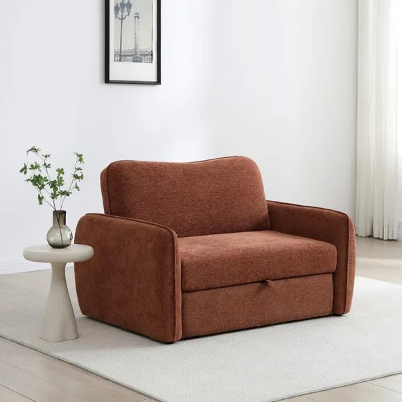 Cayla Chenille Small Double Pop Up Sofa Bed 1