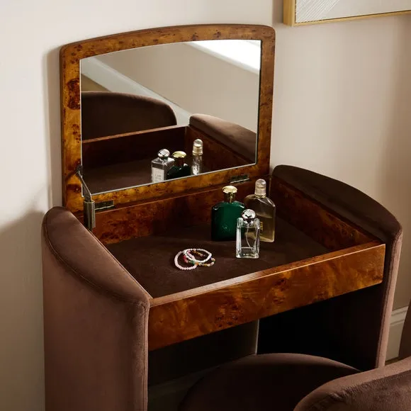 Frankie Compact Dressing Table Set with Mirror and Stool 5