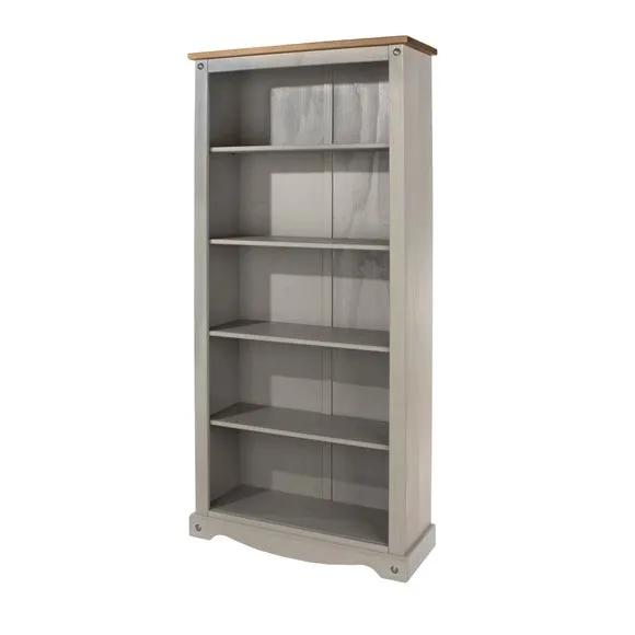Corona Tall Bookcase, Grey 3