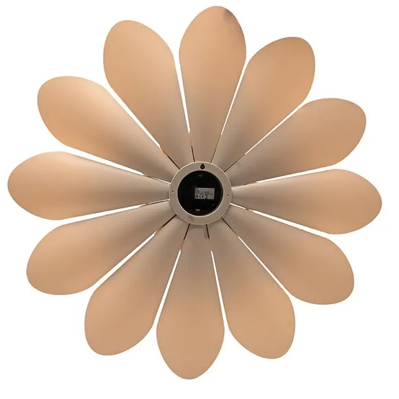 Interval Flower Petal Wall Clock 5