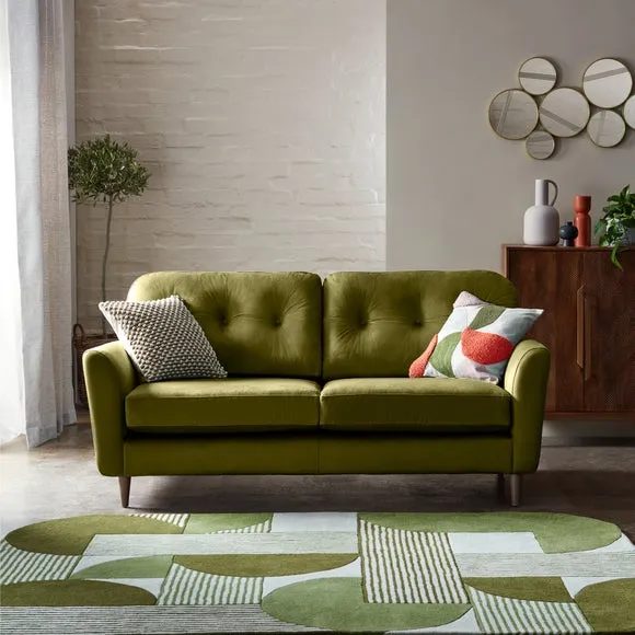 Sven Opulent Velvet 3 Seater Sofa 1