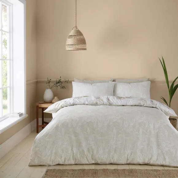 Serenity Palm Leaf Duvet Cover & Pillowcase Set 3