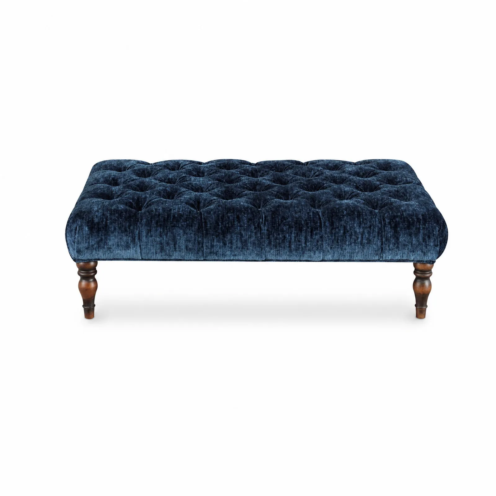 Henley Footstool (Large), Blue Fabric | Barker & Stonehouse 2