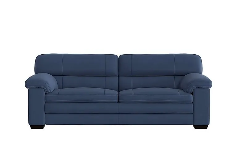 Cozee Fabric 3 Seater Sofa - Blue