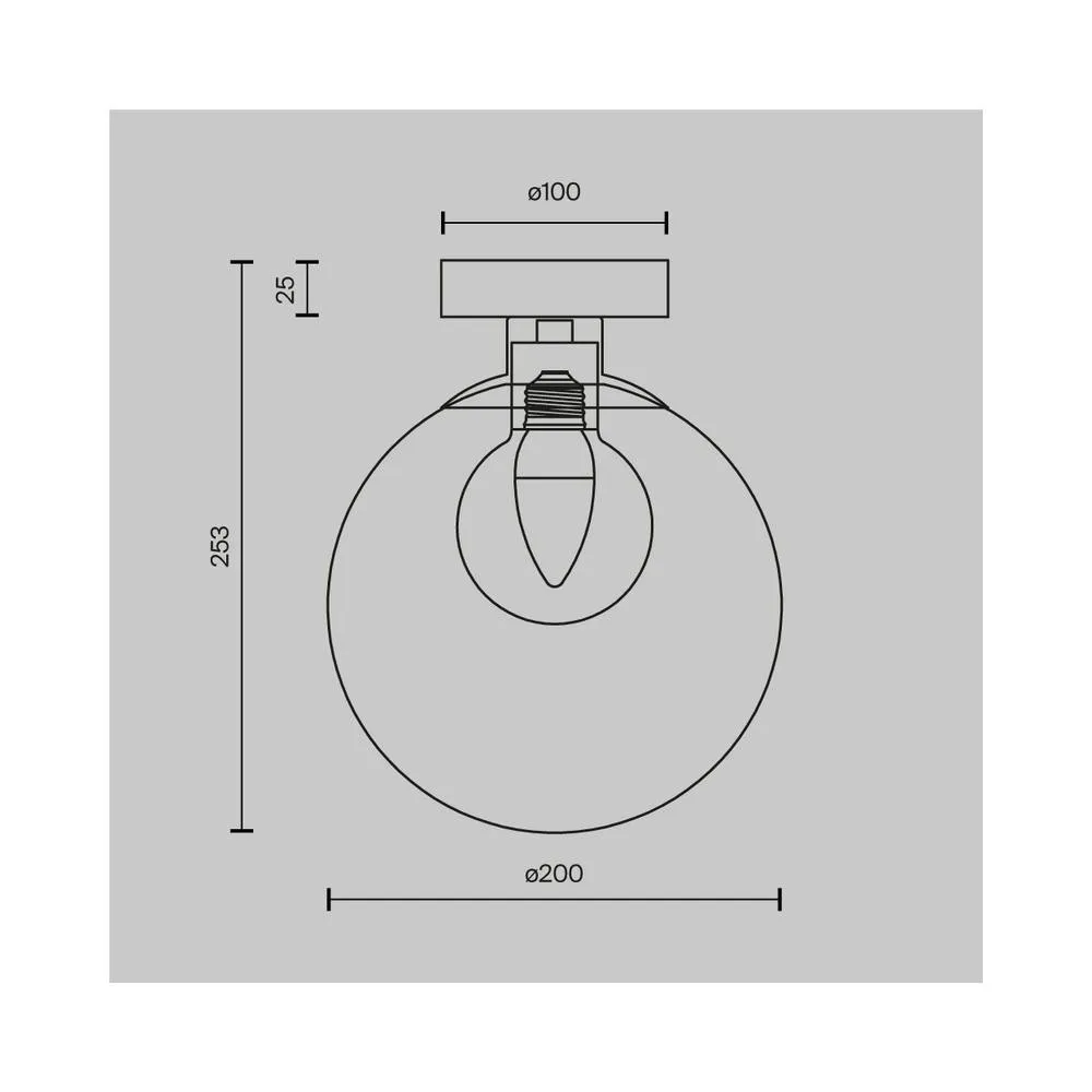 Netlighting Basic Form Modern 20cm Globe Wall Lights Gold 1xG9 Glass Shade 2