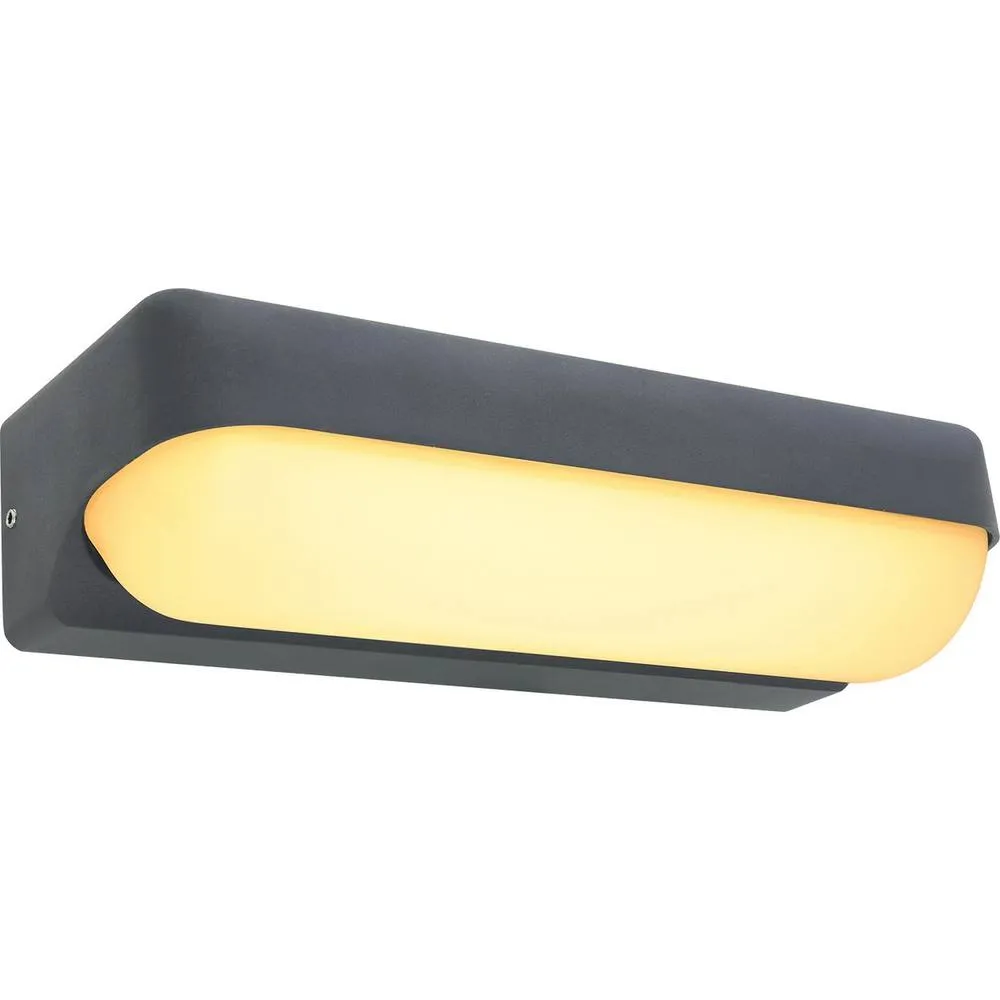 Netlighting Honna Outdoor Wall Down Lamp Anthracite IP54 LED 3000K in Grey
