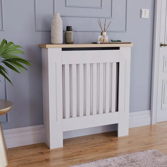 Return - Vida Designs Arlington Radiator Cover, Small White 6