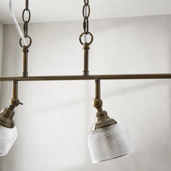 Amesbury Industrial 4 Light Adjustable Diner Ceiling Light 3